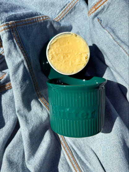 Teal Ceramic Butter Bell (155ml)