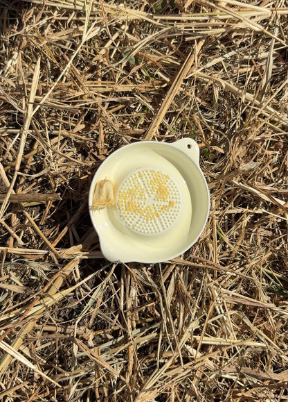 Butter Yellow Grater Plate