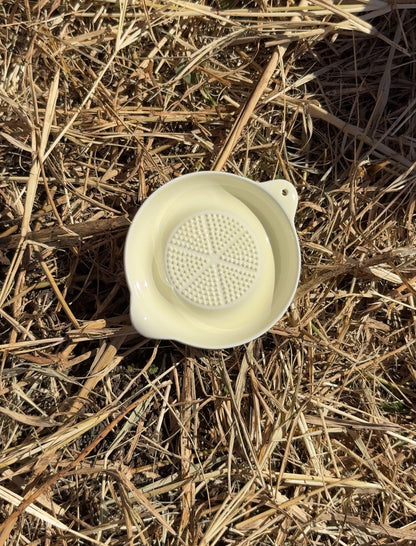 Butter Yellow Grater Plate