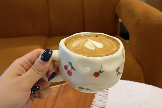 Hand-painted Cherry Mug (265ml)
