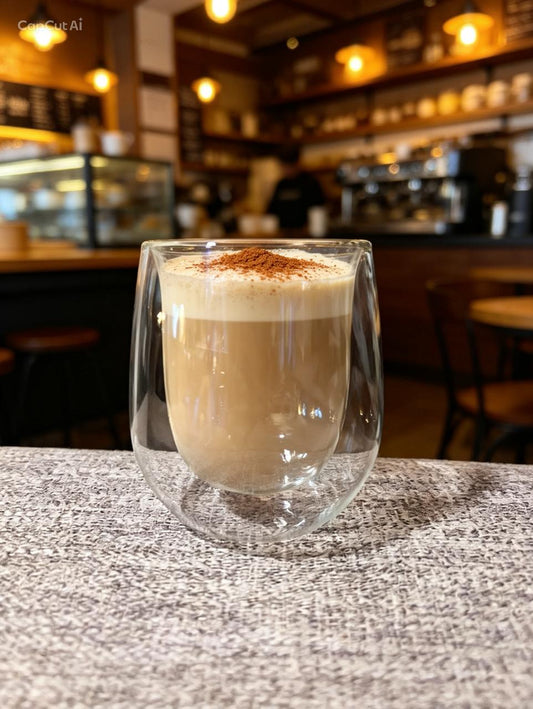 Double Walled Glass Cup (260ml)